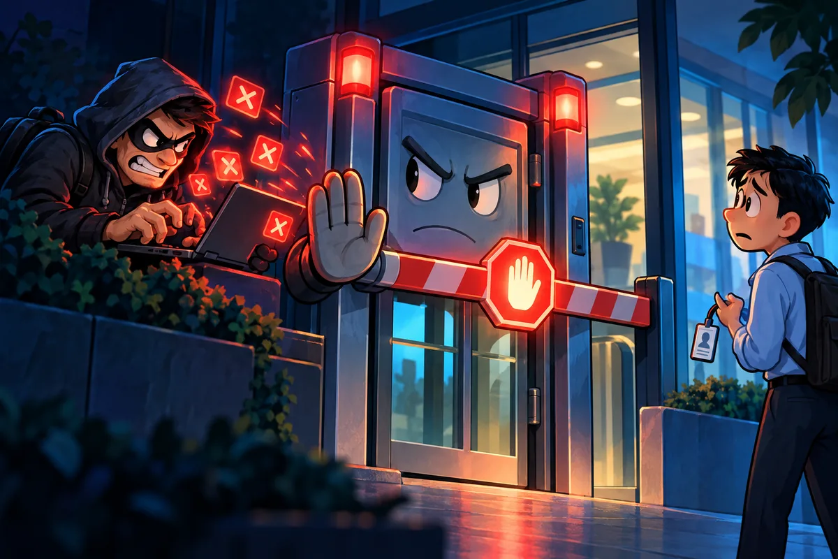 Account Lockout 概念寓意:连续登录失败后临时或永久锁定账户,用来降低暴力破解成功率。