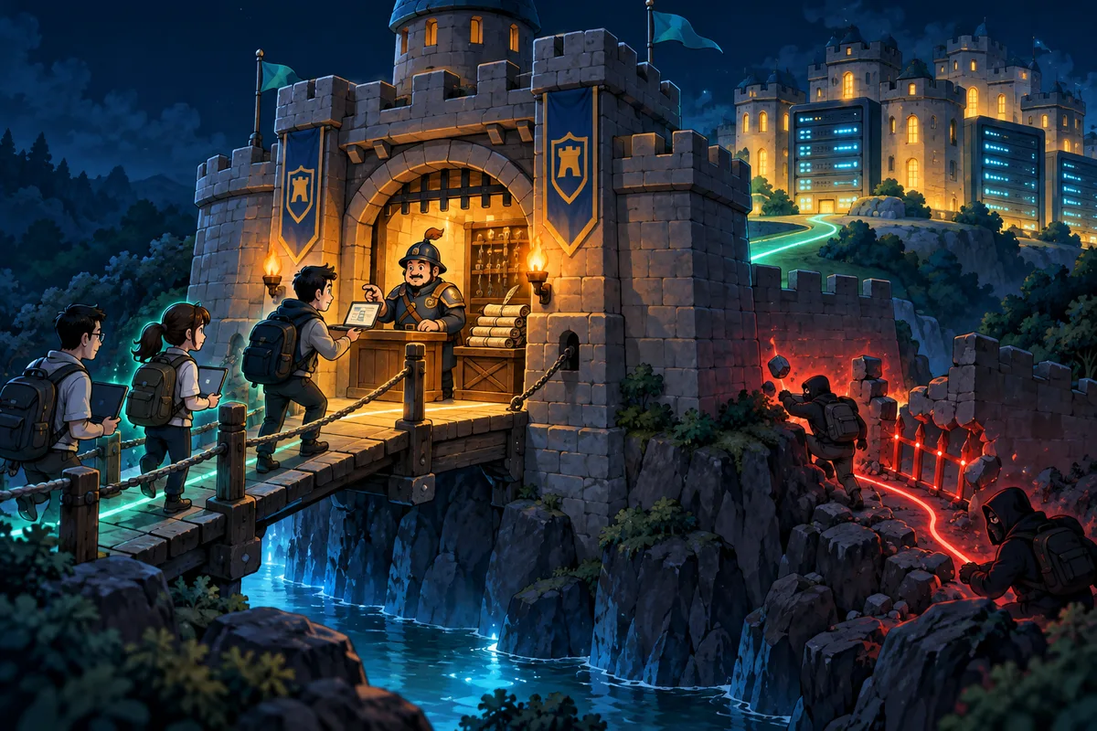 Bastion Host 概念寓意:集中管控对关键主机的运维访问,并对登录、命令和会话进行审计。