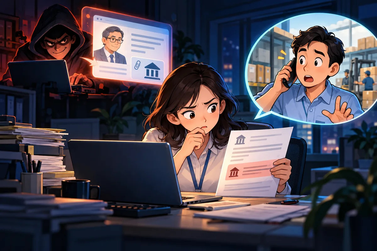 Business Email Compromise 概念寓意:冒充高管、供应商或合作方,通过邮件诱导转账、改账户或泄露敏感信息。