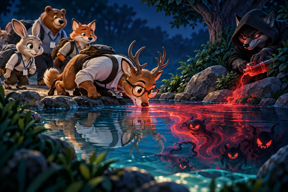 Watering Hole 概念寓意:攻击者先入侵目标群体经常访问的网站,再等待目标主动访问并被攻击。